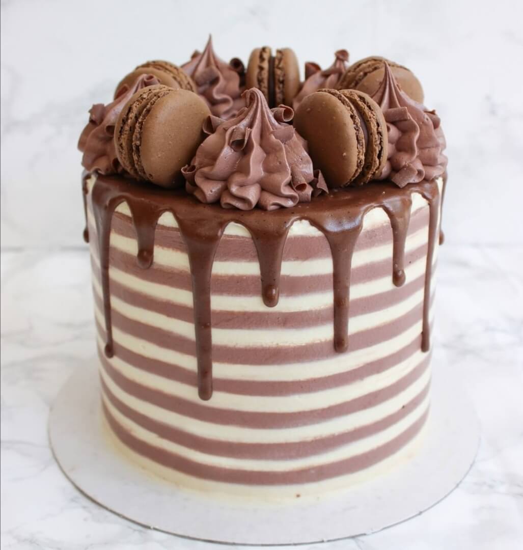 Торт "Шоколадная зебра"