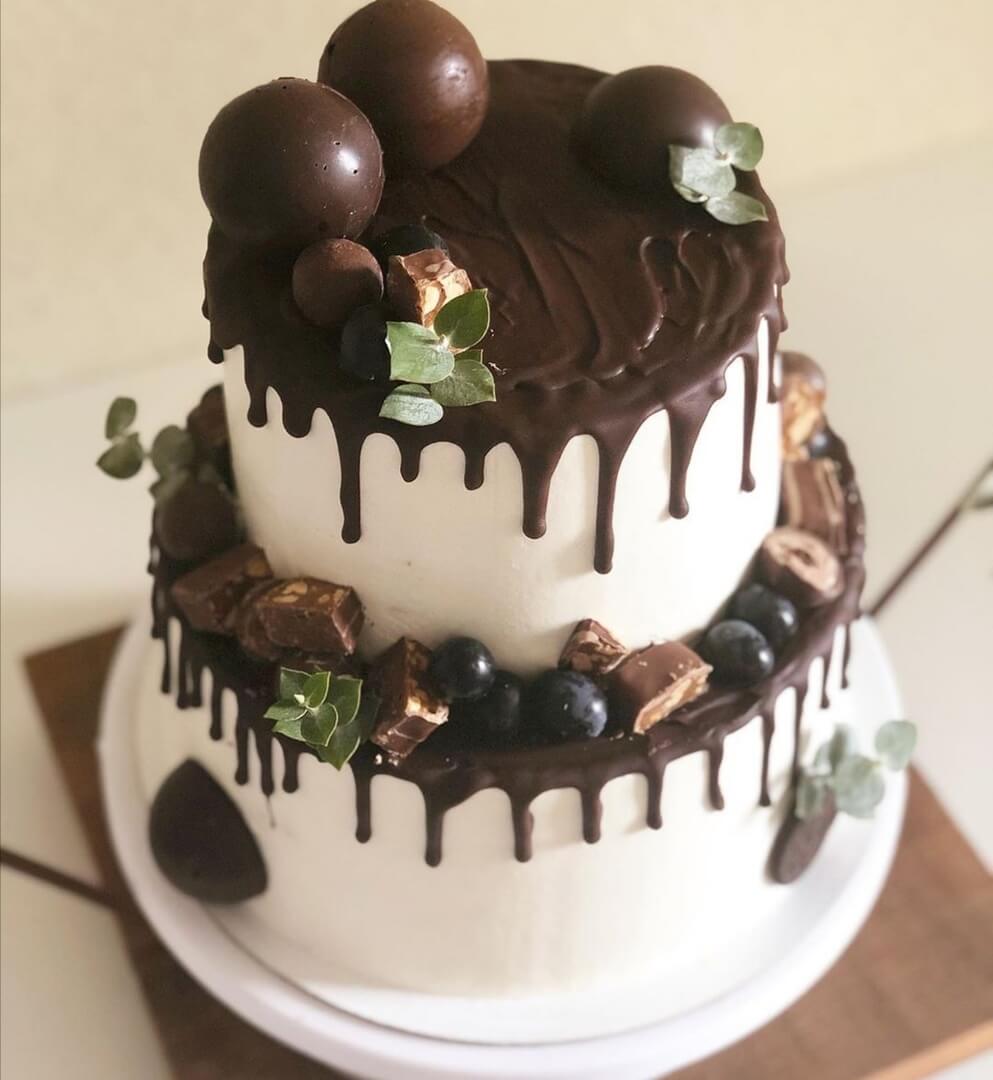 Торт "Шоколадные шары"