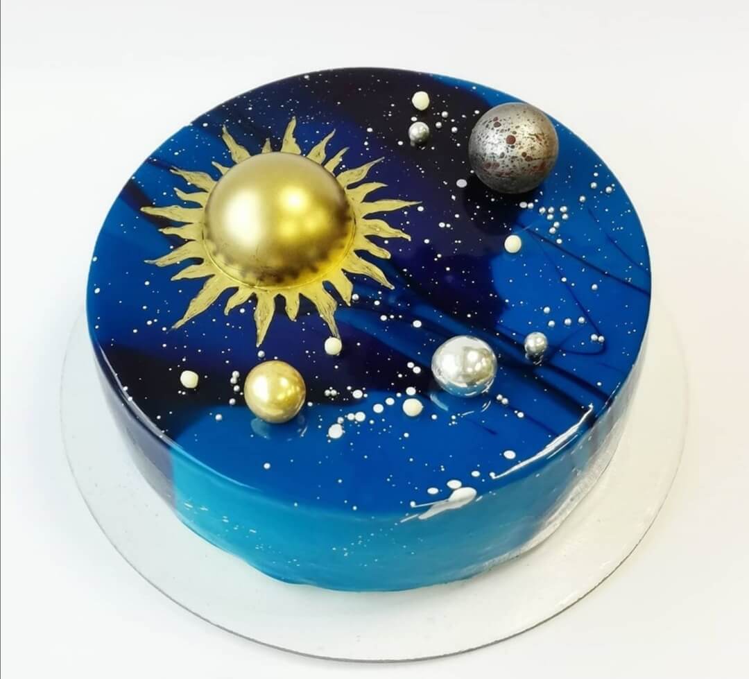 Торт "Мое солнце и звезды"