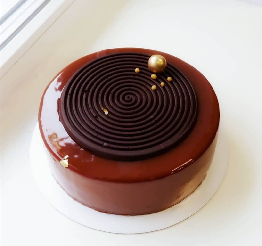 Торт "Шоколадная спираль"