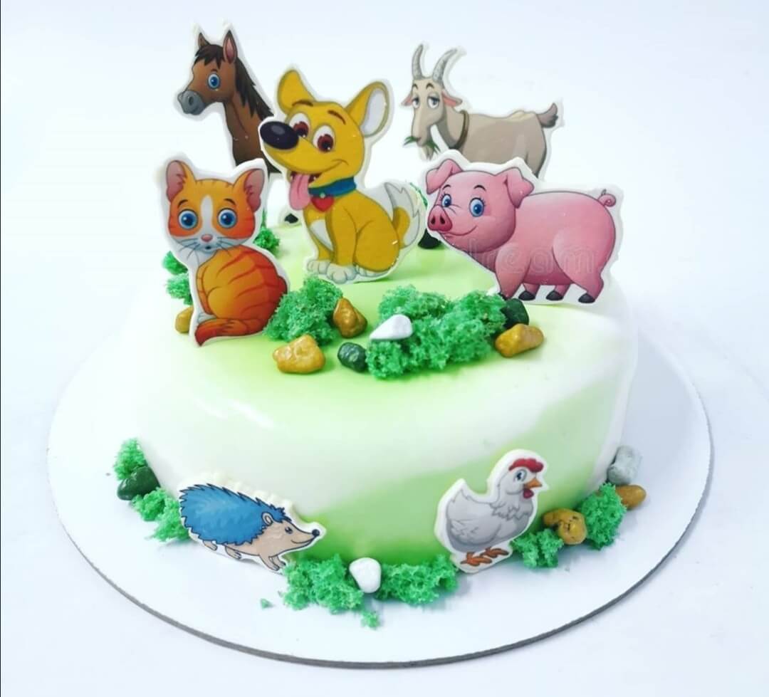 Торт "Домашние животные"