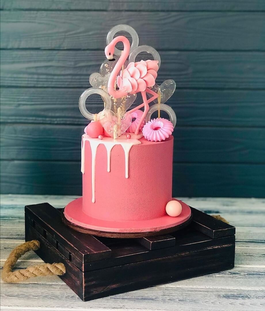 Торт "Танец фламинго"