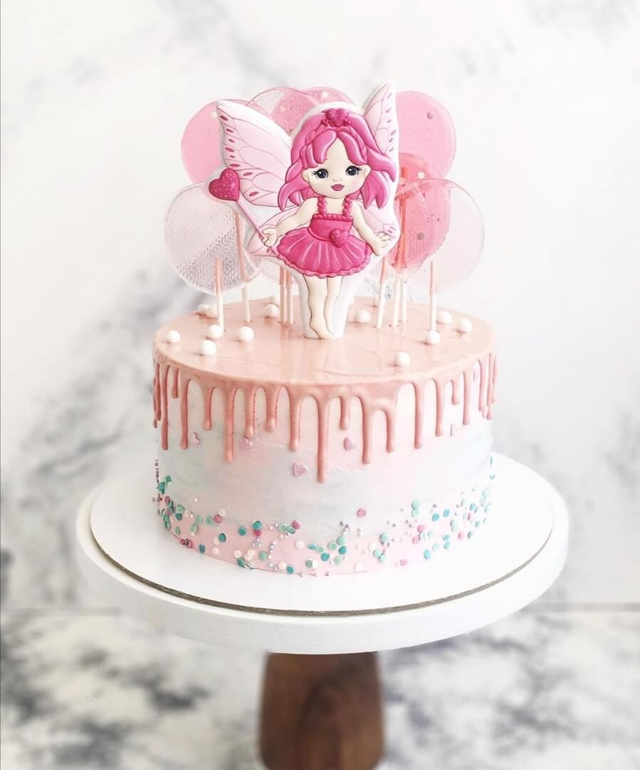 Торт "Розовая фея"