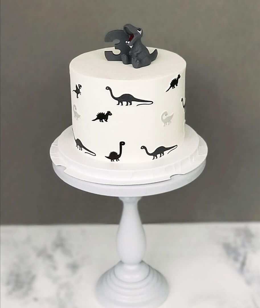 Торт "Мир динозавров"