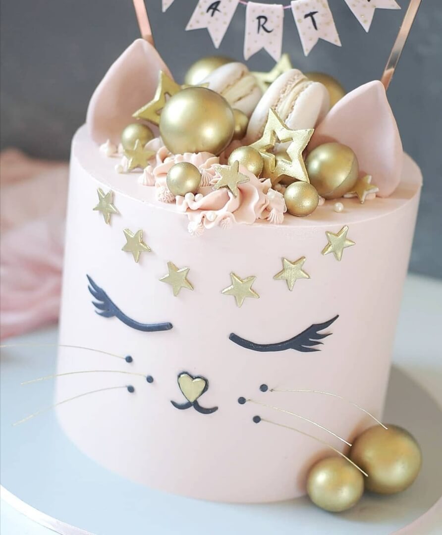 Торт "Звездная кошка"