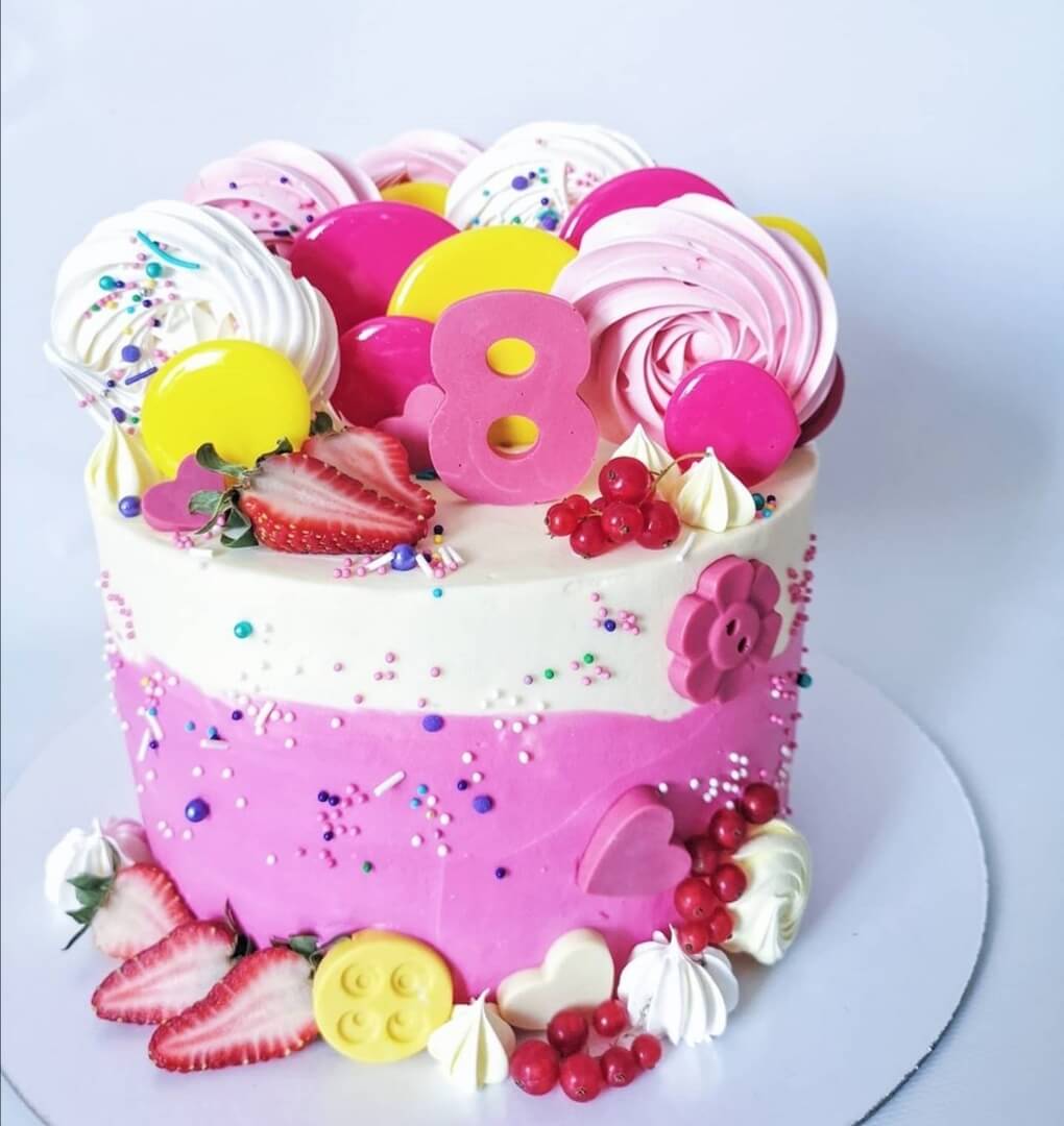 Торт "Розовый бум" 