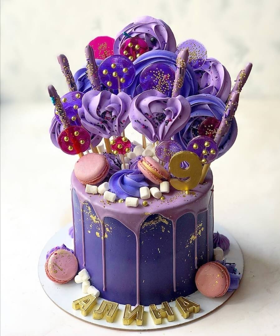 Торт "Фиолетовое настроение"